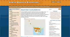 Desktop Screenshot of indiancountryextension.org